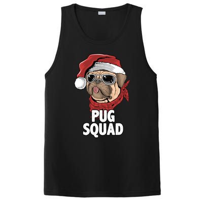 Squad Merry Pugmas Santa Hat Dog Xmas Gift PosiCharge Competitor Tank