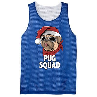 Squad Merry Pugmas Santa Hat Dog Xmas Gift Mesh Reversible Basketball Jersey Tank