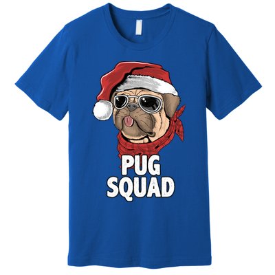 Squad Merry Pugmas Santa Hat Dog Xmas Gift Premium T-Shirt