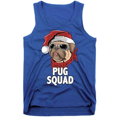 Squad Merry Pugmas Santa Hat Dog Xmas Gift Tank Top