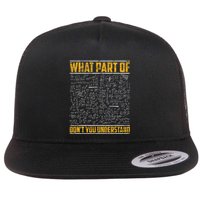 Science Math & Physics What Part Of Don`T You Understand Flat Bill Trucker Hat