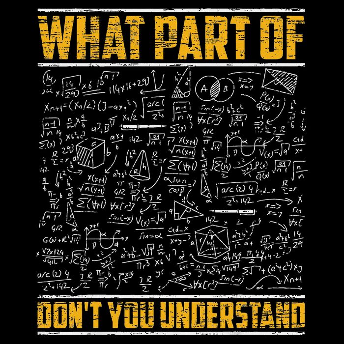 Science Math & Physics What Part Of Don`T You Understand Mousepad