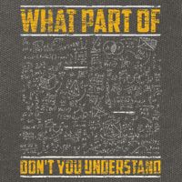 Science Math & Physics What Part Of Don`T You Understand Cotton Canvas Backpack