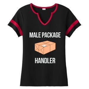 Summerhaysbros Male Package Handler Ladies Halftime Notch Neck Tee