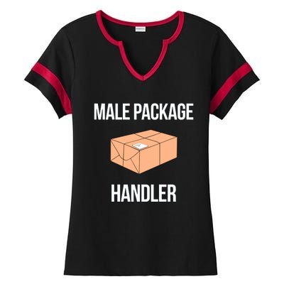 Summerhaysbros Male Package Handler Ladies Halftime Notch Neck Tee