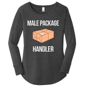 Summerhaysbros Male Package Handler Women's Perfect Tri Tunic Long Sleeve Shirt