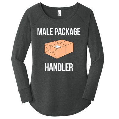 Summerhaysbros Male Package Handler Women's Perfect Tri Tunic Long Sleeve Shirt