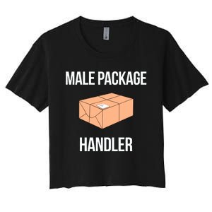 Summerhaysbros Male Package Handler Women's Crop Top Tee