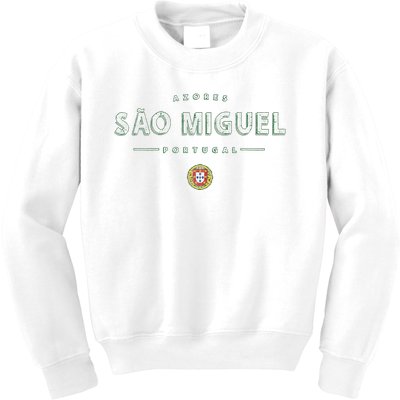 SãO Miguel Portugal Sao Miguel Azores Kids Sweatshirt