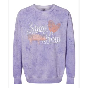 Show Mom Pig Colorblast Crewneck Sweatshirt