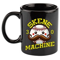 Skene Machine Pittsburgh Baseball 11oz C Handle Ceramic Mug