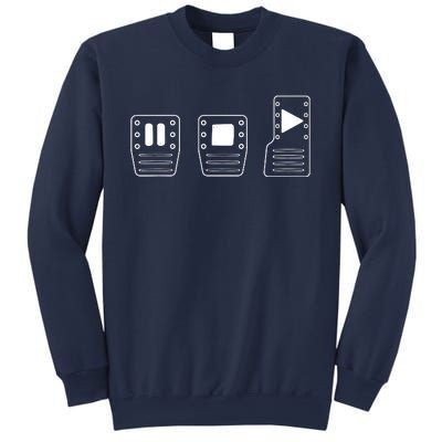 Save Manual Pedal Diagram Stick Shift Car Lover Sweatshirt