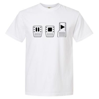 Save Manual Pedal Diagram Stick Shift Car Lover Garment-Dyed Heavyweight T-Shirt