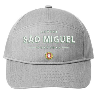 SãO Miguel Portugal Sao Miguel Azores 7-Panel Snapback Hat