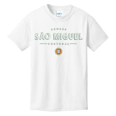 SãO Miguel Portugal Sao Miguel Azores Kids T-Shirt