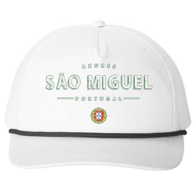 SãO Miguel Portugal Sao Miguel Azores Snapback Five-Panel Rope Hat