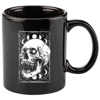 Skull Moon Phases Pastel Goth Gothic Occult Wicca 11oz C Handle Ceramic Mug