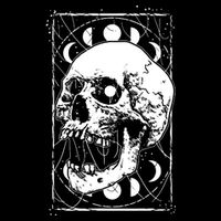 Skull Moon Phases Pastel Goth Gothic Occult Wicca Drawstring Bag