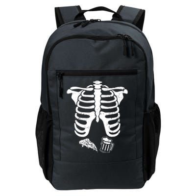 Skeleton Maternity Pizza & Beer Black Daily Commute Backpack