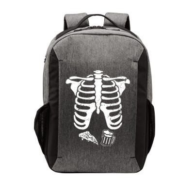 Skeleton Maternity Pizza & Beer Black Vector Backpack