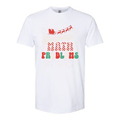 Sleighing Math Problems Funny Christmas Math Teacher Santa Softstyle® CVC T-Shirt