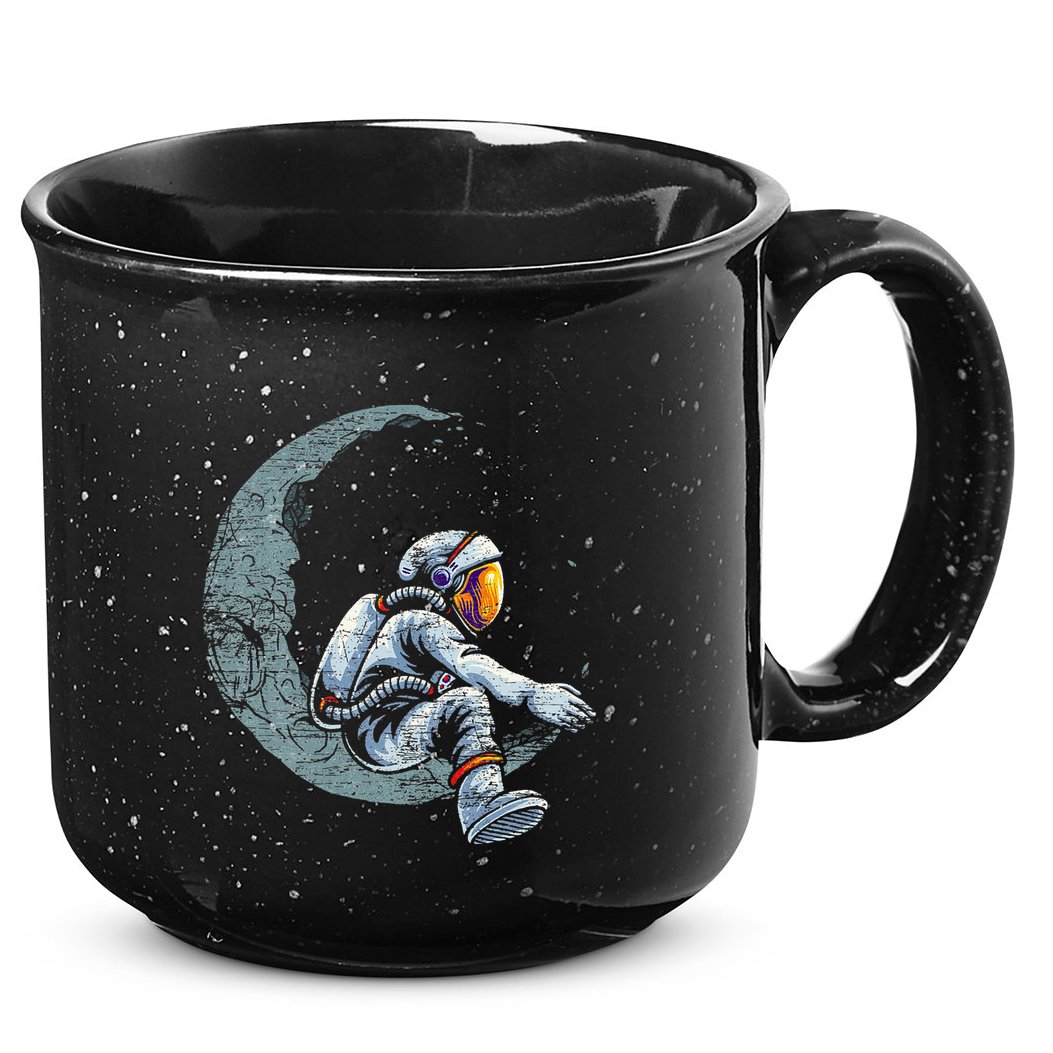 Space Moon Planets Astronomy Astronaut 15oz Campfire Ceramic Mug