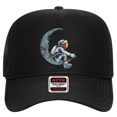 Space Moon Planets Astronomy Astronaut Trucker Hat