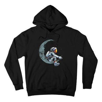 Space Moon Planets Astronomy Astronaut Tall Hoodie