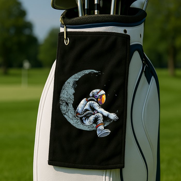 Space Moon Planets Astronomy Astronaut Golf Towel