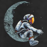 Space Moon Planets Astronomy Astronaut Golf Towel