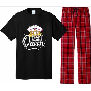 Slot Machine Queen Casino Gambling Cute Funny Pajama Set