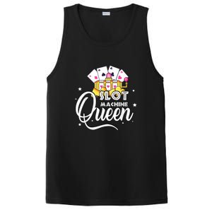 Slot Machine Queen Casino Gambling Cute Funny PosiCharge Competitor Tank