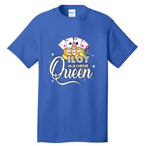 Slot Machine Queen Casino Gambling Cute Funny Tall T-Shirt