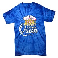 Slot Machine Queen Casino Gambling Cute Funny Tie-Dye T-Shirt