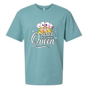 Slot Machine Queen Casino Gambling Cute Funny Sueded Cloud Jersey T-Shirt