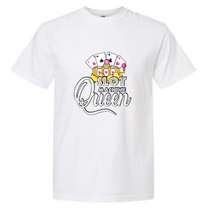 Slot Machine Queen Casino Gambling Cute Funny Garment-Dyed Heavyweight T-Shirt