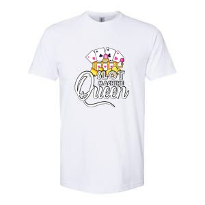 Slot Machine Queen Casino Gambling Cute Funny Softstyle CVC T-Shirt