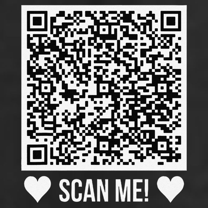 Scan Me! Qr Scan Me Original Proposal Engagement Gif Garment-Dyed Fleece Hoodie