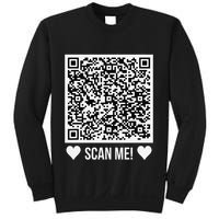 Scan Me! Qr Scan Me Original Proposal Engagement Gif Sweatshirt