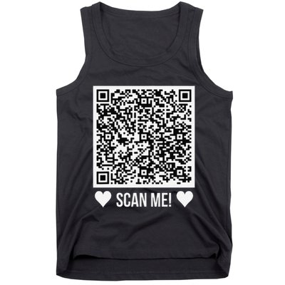 Scan Me! Qr Scan Me Original Proposal Engagement Gif Tank Top
