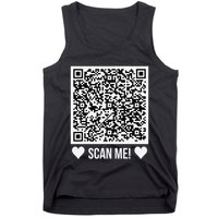 Scan Me! Qr Scan Me Original Proposal Engagement Gif Tank Top