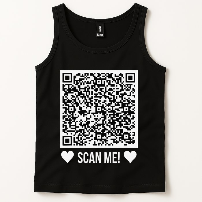Scan Me! Qr Scan Me Original Proposal Engagement Gif Tank Top