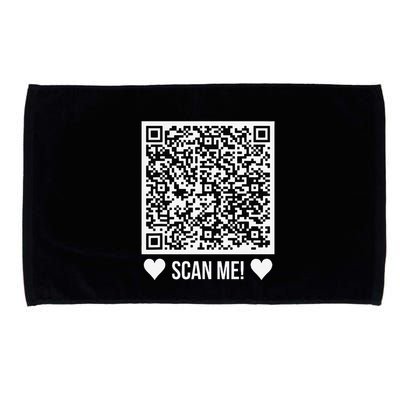 Scan Me! Qr Scan Me Original Proposal Engagement Gif Microfiber Hand Towel