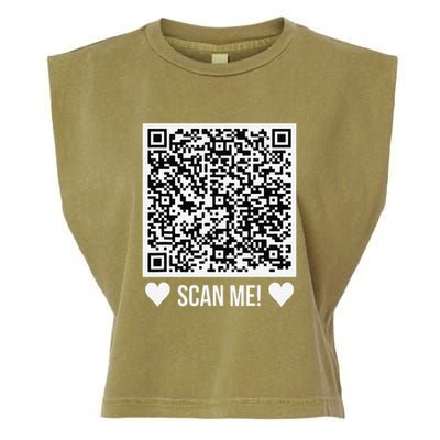 Scan Me! Qr Scan Me Original Proposal Engagement Gif Garment-Dyed Women's Muscle Tee