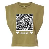 Scan Me! Qr Scan Me Original Proposal Engagement Gif Garment-Dyed Women's Muscle Tee