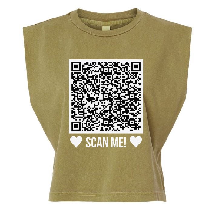 Scan Me! Qr Scan Me Original Proposal Engagement Gif Garment-Dyed Women's Muscle Tee