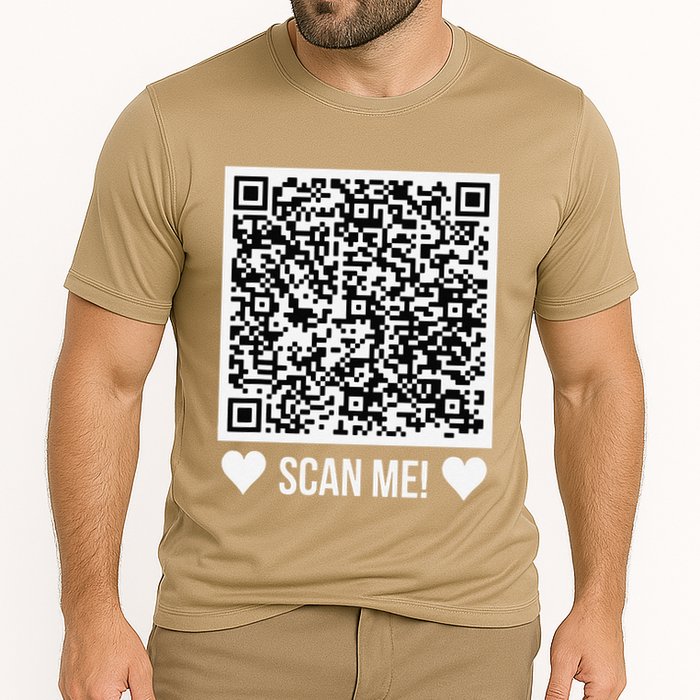 Scan Me! Qr Scan Me Original Proposal Engagement Gif Performance Shirt