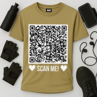 Scan Me! Qr Scan Me Original Proposal Engagement Gif Performance Shirt