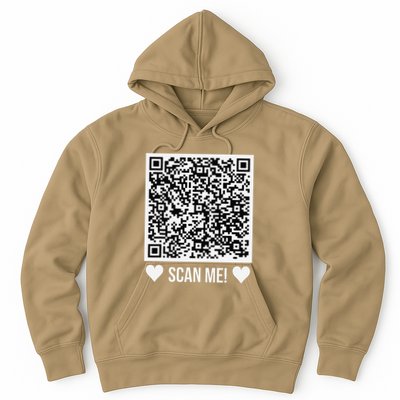 Scan Me! Qr Scan Me Original Proposal Engagement Gif Hoodie