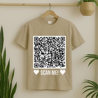 Scan Me! Qr Scan Me Original Proposal Engagement Gif T-Shirt